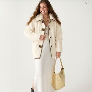 NWT J.Crew Teddy Sherpa Jacket